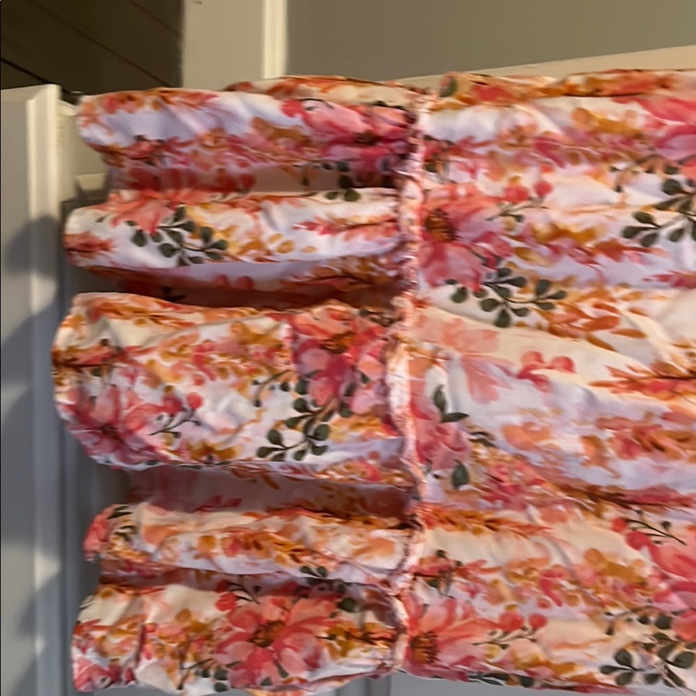 Floral Ruffle Sleeve Dress - Picture 4 of 4